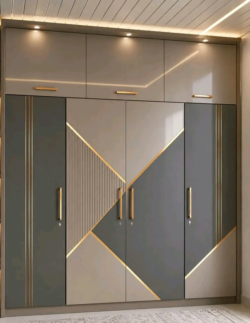 Custom wardrobe and storage cabinetry by Ram Royal Interiors